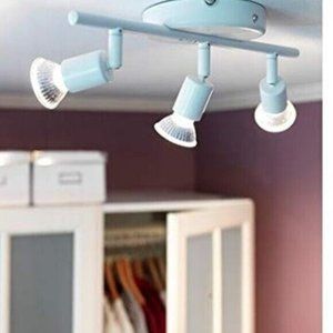 New ! IKEA TROSS Ceiling Track 3 Spotlights White
